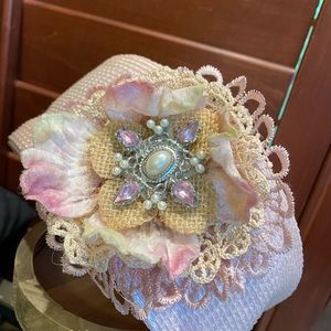 Vintage woman’s light pink hat